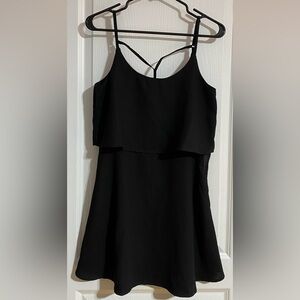 Abercrombie & Fitch Flowy Mini Spaghetti Strap Fancy Back Dress Size Small